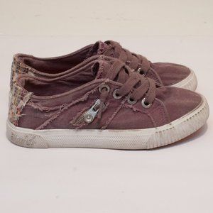 Blowfish Malibu Kids Mauve Canvas Sneakers Size 1.5
